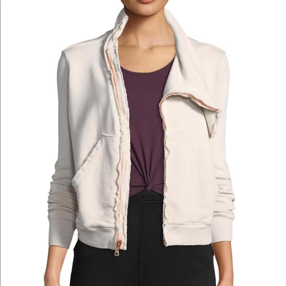 Frank & Eileen Asymmetric Fleece Jacket (Carbon)